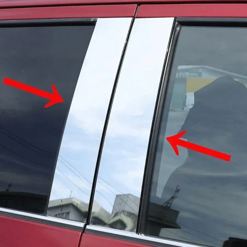6шт Сребристо-Хромирани Прозорец Багажник на Колата, Вратите на Шкафовете, за Довършителни работи на Екстериора, във форми За Kia K3 2019 2020 2021 2022 2023 Етикети върху покривалото На Колона