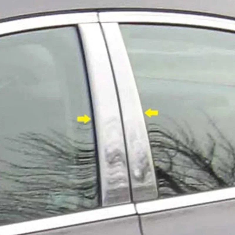 6шт Сребристо-Хромирани Прозорец Багажник на Колата, Вратите на Шкафовете, за Довършителни работи на Екстериора, във форми За Kia K3 2019 2020 2021 2022 2023 Етикети върху покривалото На Колона