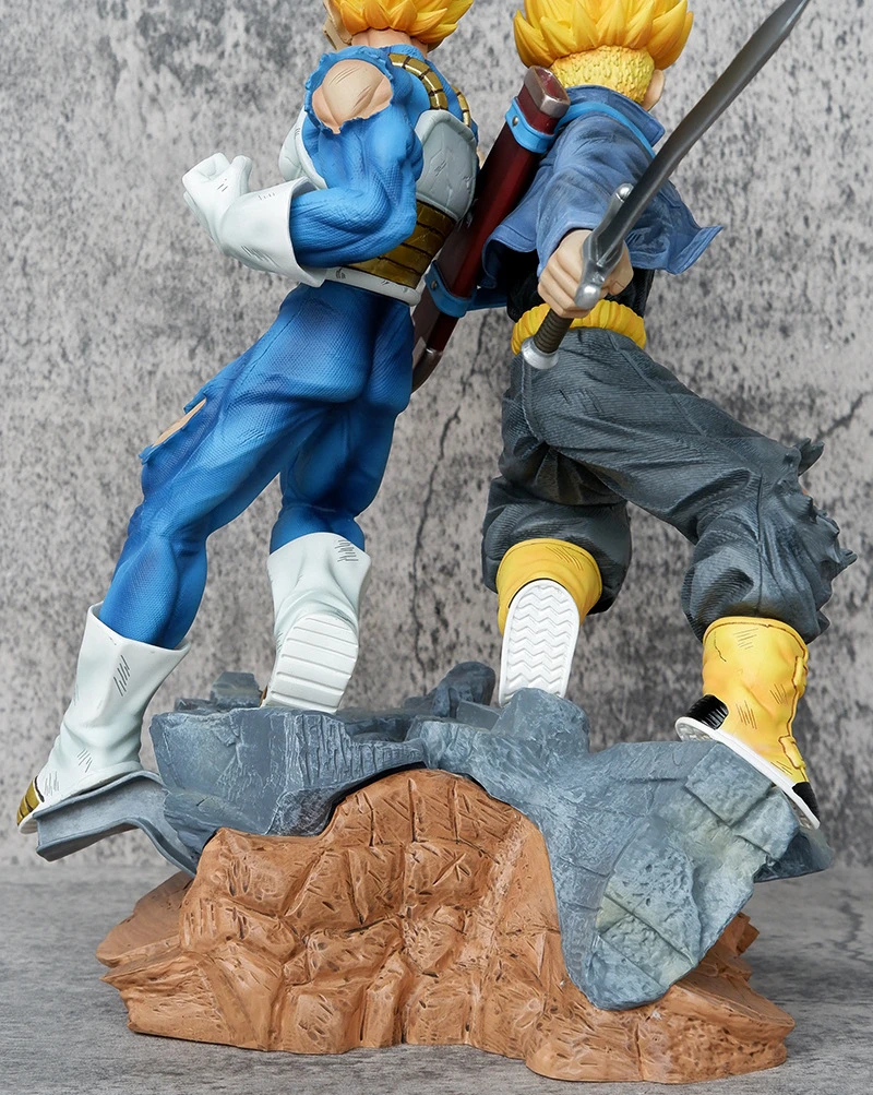 Аниме Dragon Ball Z И На Super Saiyan Борба Зеленчуци Trunks Battle Ver. Статуетка-статуетка от PVC GK, са подбрани модел, детски играчки, куклени подаръци