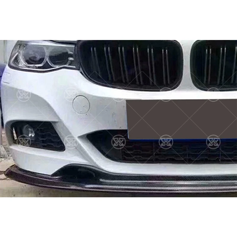 Дифузор-сплитер за предна устна кола, спойлер за BMW серия 3 GT F34 320 330i 2014-2022, дифузор предна броня от въглеродни влакна.