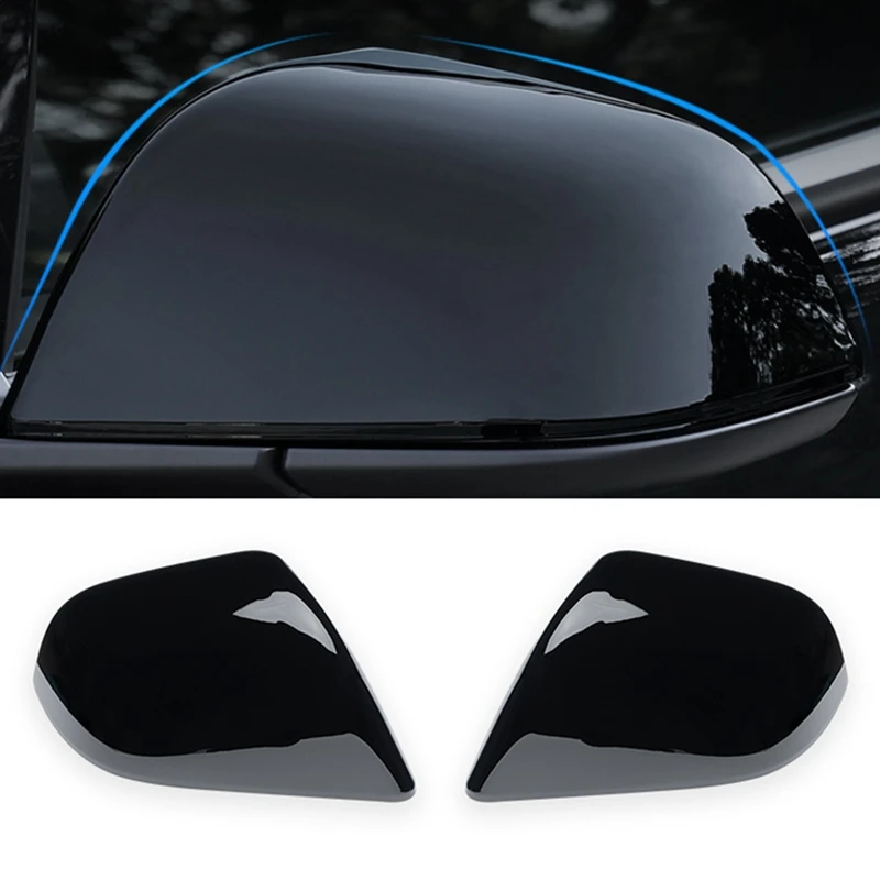 За Tesla Model Y Модел 3 Highland Капачки на огледала странични врати и Капаци на страничните огледала за обратно виждане