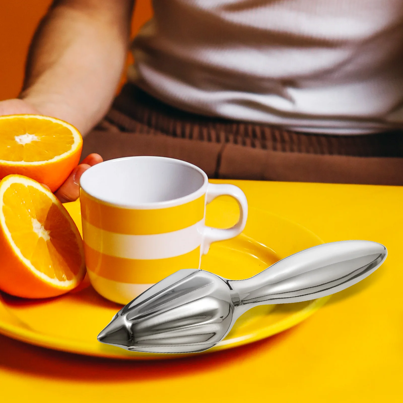 Ръчна сокоизстисквачка за портокалови плодове, ръчна сокоизстисквачка за лимон, удължител за цитрусови плодове, висококачествени инструменти от неръждаема стомана, кухненски принадлежности