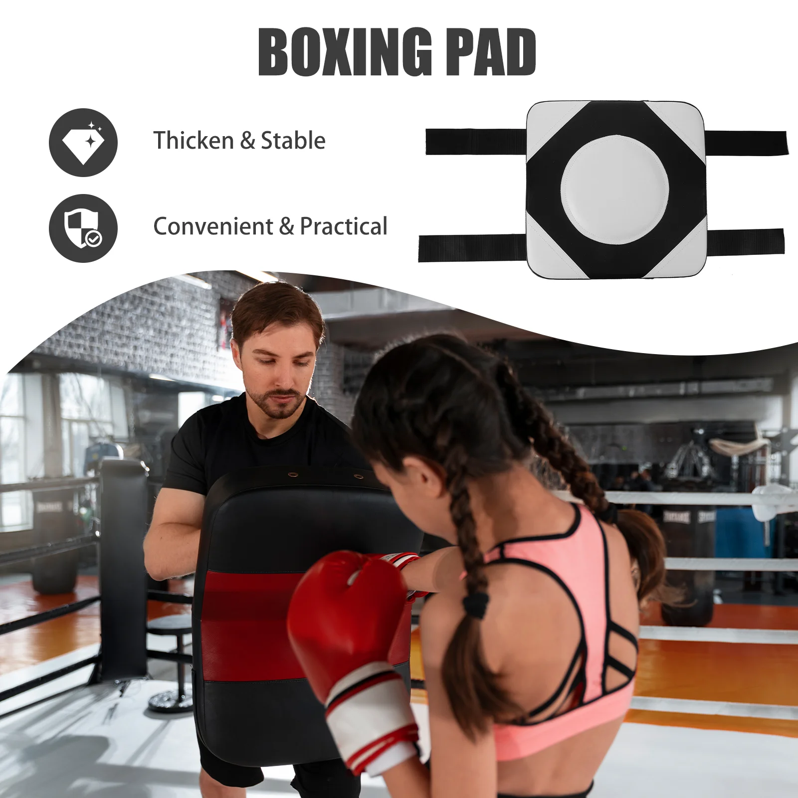 Стенен боксовия подложка за тренировка на ритници Боксовия подложка за тренировки Стенен круша мат на бокса