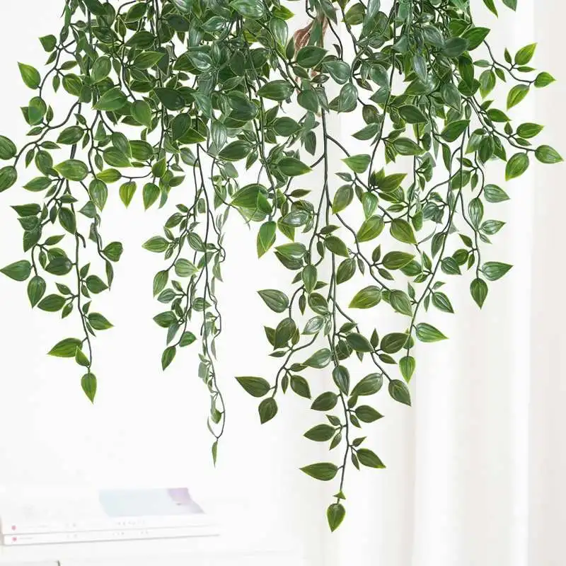 Съвсем Ново красиво изкуствено растение, подвешенное 85 см, изкуствена Коледна украса, подвешенное растение в саксия отзад