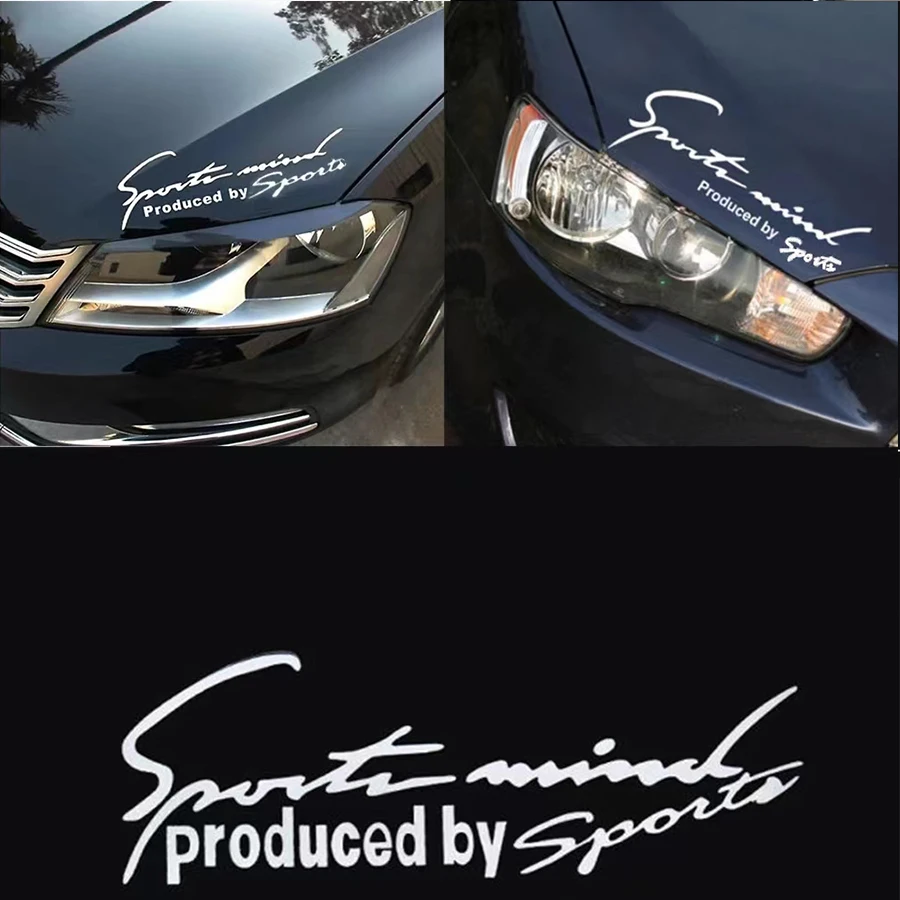 Универсални автомобилни стикери с надпис Sport, емблема, икона, стикер за кола качулка, автомобилен стайлинг за Benz, Audi, Toyota, за Украса на BMW Benz