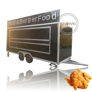2023 Улицата камион за производство на храни и напитки с кухненска количка-хладилник