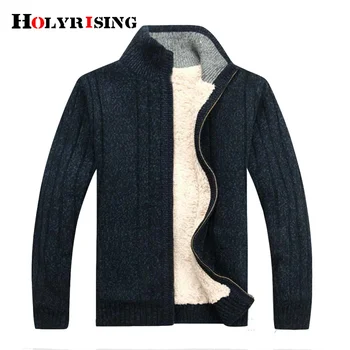 3XL-голям е размерът на дебел мек вълнен плат пуловер мъжки памучен връхни дрехи с модерен вязаным свитером pull homme jersey hombre