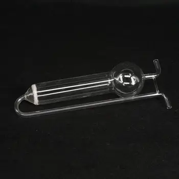 50ml лаборатория прозрачно стъкло порест абсорбираща тръба U-образна форма за вземане на проби от газ стъкло бутилки 