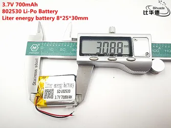 5шт Литра енергиен батерия Добро качество 3,7 В, 700 mah, 802530 Полимерна литиево-йонна батерия за ИГРАЧКИ, POWER BANK, GPS, mp3, mp4