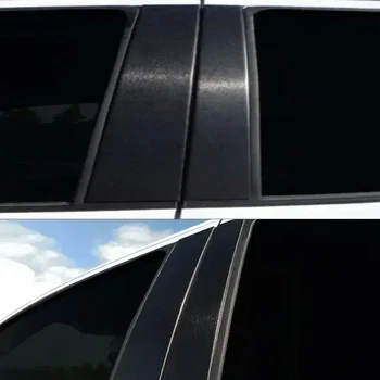 8шт Матово Черно Покритие Подпори на Автомобилни Стойки За Holden Trax 2015 2016 2017 2018 2019 2020 Външна Молдинговая Стикер За Автостекольной Колони