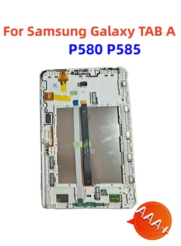 LCD дисплей за Samsung Galaxy TAB A 10.1 2016 SM-P580 P585 Сензорен Дисплей Дигитайзер Сензори Панел в събирането с рамка