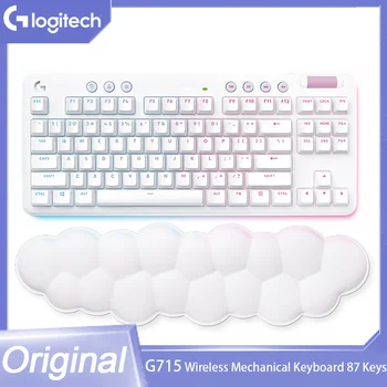 Logitech G715 G705 G735 Безжична ръчна клавиатура Aurora Мишката 87 клавиши GX Ръчна ос RGB Светлинен ефект Bluetooth Клавиатура