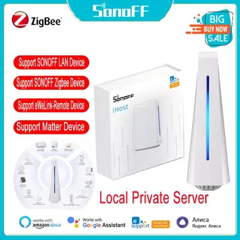 SONOFF 2 / 4G Zigbee 3.0 AlBridge 5V--2A IHost Smart Home Gateway Type-C RJ-45 IHost Smart Home Hub Умен Дома врата Smart Switch