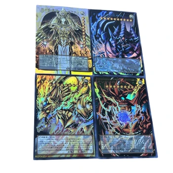 Yu-Gi-Oh! Изделия от серия Ash Цвят Hand Pit Юга Муто Египетски бог, Марля блестящи и цветни карти за флаш игри, колекционерски карти