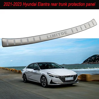 Автомобилни Аксесоари, Покритие На Багажника Протектор Броня Тампон Върху Праг От Неръждаема Стомана За Hyundai Elantra 2021 2022 2023