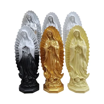 Богородица Гваделупская Статуя На Дева Мария Фигурки Католическата Декорация На Плота-Скулптура