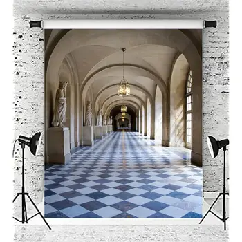 Винил обичай дворец в европейски стил Ретро Класически фонове, за снимки Подпори Художествен заключване Архитектура Студиен фон ZS-04