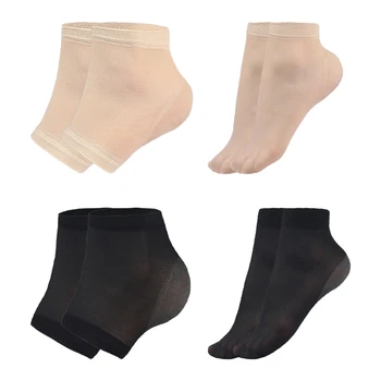 Гел чорапи за ремонт на пети Овлажняващи Спа чорапи Предотвратяват появата на пукнатини в петите
