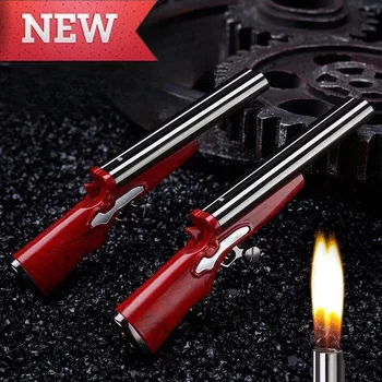 Гореща разпродажба 2023 Г., Метална Запалка с двоен Пламък във формата на малък пистолет, Мини-Компактните Персонални Творчески Мъжки джаджи