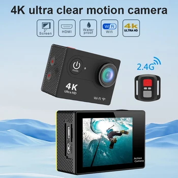 Екшън-Камера 4K30FPS 16MP С Дистанционно Управление WiFi 2.0 