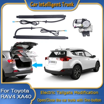 За Toyota RAV4 XA40 2012 ~ 2019 За Отваряне на багажника с електрически люк, Усвояването на задната врата, Интелигентна Модификация багажник повдигане на задната част на врата.