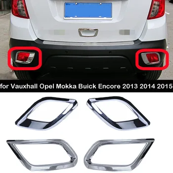 За Vauxhall и Opel Mokka 2013 2014 2015 ABS Хромирани Предни/Задни Фарове за мъгла Покритие на Капака Противотуманной фарове Автомобилни Аксесоари