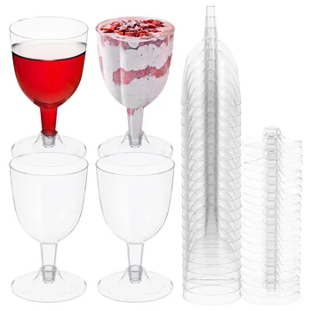 За еднократна употреба чаши за червено вино, Чаши за шампанско, Чаши за коктейли, Чаши за муса за сладолед, аксесоари за бар за сватбени партита