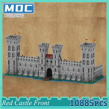 Известният филм Scence Moc Red Castle Front градивните елементи на Технологични тухли САМ Събрание модел на Събиране на играчки за Коледни подаръци