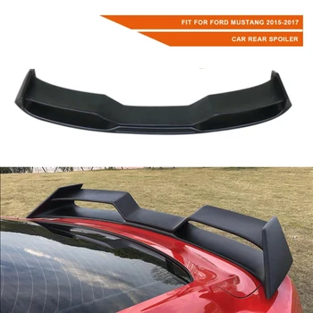 Истински въглеродни влакна Авто Заден Спойлер-Сплитер За Ford Mustang 2015-2017 FRP Racing Spoiler Guide Wing Lip Tail Body KitR