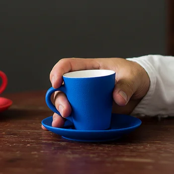 Керамични Чашата за Кафе са Ръчно изработени и Чинийка Home Mini Small Arab Creative Порцеланова Чаша за Еспресо Оригиналната Красива Двойка Чаени Чаши
