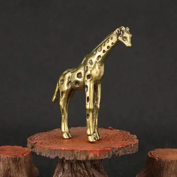 Латунная статуетка жираф, колекция от декорации за дома с животни