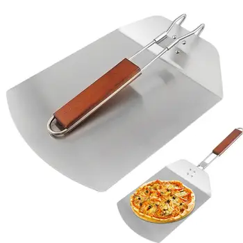 Метална Рамо-Рамо За Пица 66x19,5 см Антипригарная Гребло За Пица Със Сгъваема Дръжка За Фурна-барбекю И Кухня