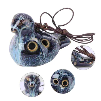 Музикален Инструмент, Ocarina под формата на Птица с Дупки за Начинаещи Професионални Изпълнители на Преносими Инструменти Ocarina Подарък за приятели