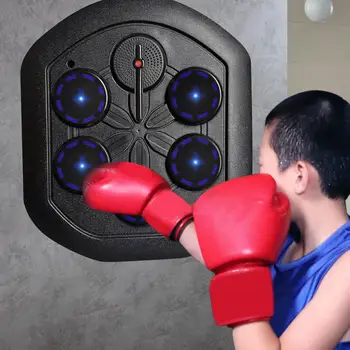 Музикален симулатор за бокс, музикален, с монтиран на стената лампа с подсветка за спорт, домашни силови тренировки за възрастни