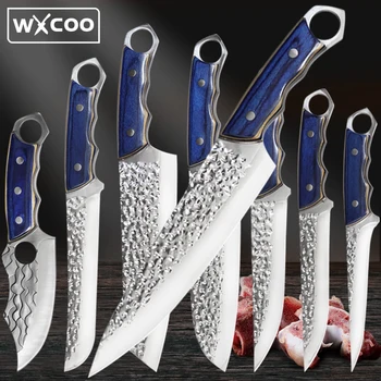 Мясницкий нож, кухненски нож за обезкостяване на костите, ножове за рязане на месо от неръждаема стомана, нож за нарязване на месо готвач, секира, инструменти за барбекю