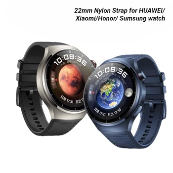 Найлонов Ремък За Huawei watch 4 pro Smartwatch Спортен Каишка за Huawei watch4 GT2 GT3 pro 22 мм Гривна Женски Мъжка Гривна