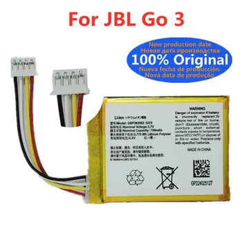Нов GSP383562 Bluetooth Оригинална Батерия За JBL Go 3 Go3 G03 Плейър Високоговорител Батерия 750 mah Високо Качество Bateria 