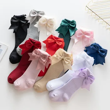 Нови Зимни, Есенни детски чорапогащи за малки момичета, Памучни чорапи, с голям нос, мека чорапи за деца, Принцеси, Дълги чорапи за деца от 0 до 5 години