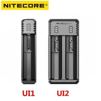 Оригинален NITECORE UI1 UI2 Гъвкав Преносими Захранване USB Интелигентна Литиевое Зарядно Устройство За IMR Li-ion 18650 10440 14500