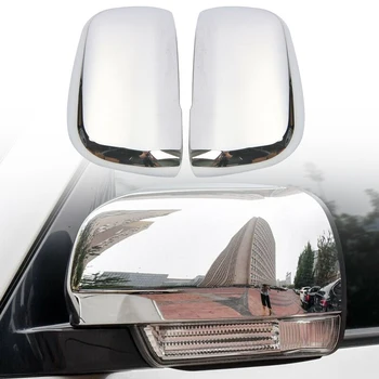 Отрежете капака на огледалото за обратно виждане, е абсолютно нова странична врата, 1бр 2007-2021, Автомобилни стикери от ABS-пластмаса, Огледало за обратно виждане, Автоаксесоари