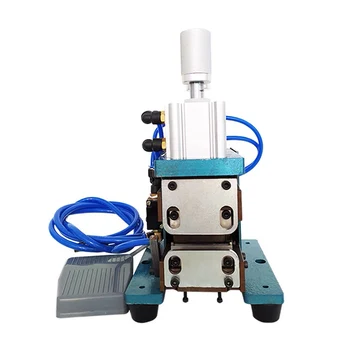Пневматична машина за източване на тел със сърцевина 3F, отслаивающая нож, малка автоматична машина за термична източване на кабели