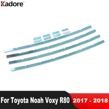 Предната Централна Решетка на Радиатора, Накладки за Toyota Voxy Noah R80 2017 2018, Стоманена състезателна Решетка, Формоване, Аксесоари за гарнитура, ленти