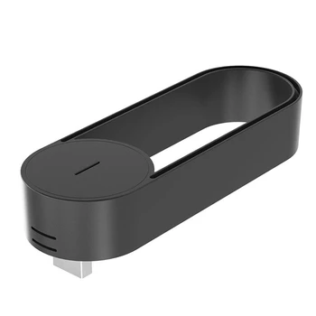 Пречистване на Отрицателни Йони 2X20 Милиона Мини Преносими Домакински Йонизатор USB Plug-In Автомобилен Пречиствател на Въздух За Зона на 31㎡-40㎡ Черен