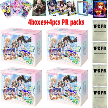Продажба на едро на 4 кутии Goddess Story Момиче Carnival Collection Картички PR промо пакети Бански Бикини Feast Booster Box Играчки Хоби Подарък