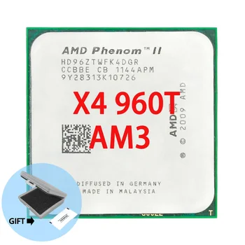 Процесор AMD Phenom II X4 960T Четириядрен процесор 3,0 Ghz/ 6 M /95 W socket AM3 AM2 +