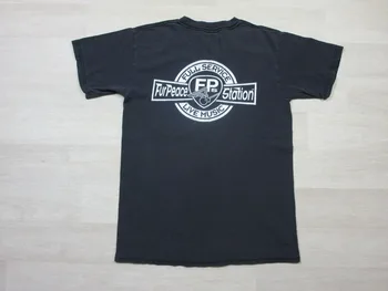 Реколта тениска с джобове на Zornica Kaukonen's Fur Peace Ranch с дълги ръкави за концерт на музикална група