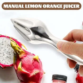 Ръчна сокоизстисквачка за портокалови плодове, ръчна сокоизстисквачка за лимон, удължител за цитрусови плодове, висококачествени инструменти от неръждаема стомана, кухненски принадлежности