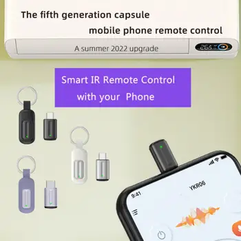 Смартфон IR-Дистанционно Управление Мини Адаптер Type C /Micro USB Интерфейс Smart App Control Телефон Универсално Дистанционно Управление