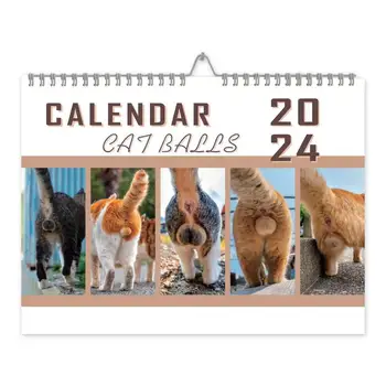 Стенен календар в 2024 година 12-месечен календар 