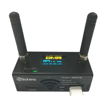 Събрани Duplex MMDVM Hotspot VHF UHF + OLED + Комплект Корпуса Антени Поддържа P25 DMR YSF DSTA NXDN С Raspberry Pi Zero W